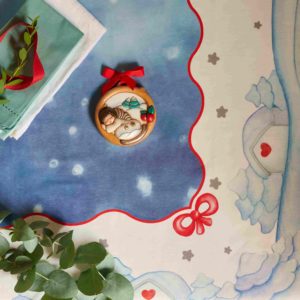 Tovaglia 10 -12 posti Chiaro di luna