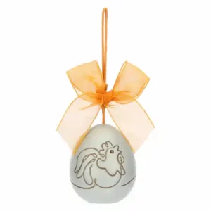 Addobbo uovo in cercamica Incanto di Pasqua