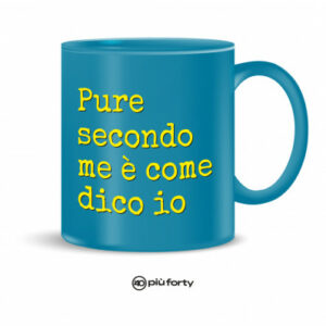 LE TAZZATE - Mug Grigio Mat Pure Secondo Me ..